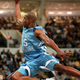 North Carolina’s Vince Carter drives to the basket, circa 1998.